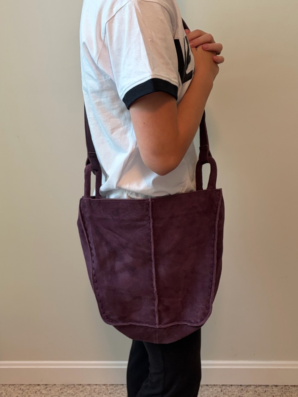 The Sak Plum Shoulder Tote Bag